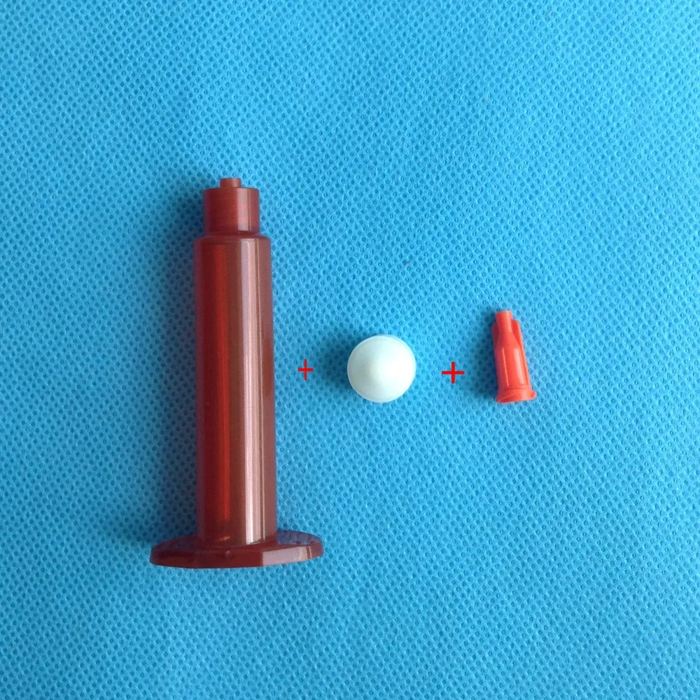 1,800pcs/lot, 5cc Amber Air Dispense Syringe Barrel 3pieces(barrel