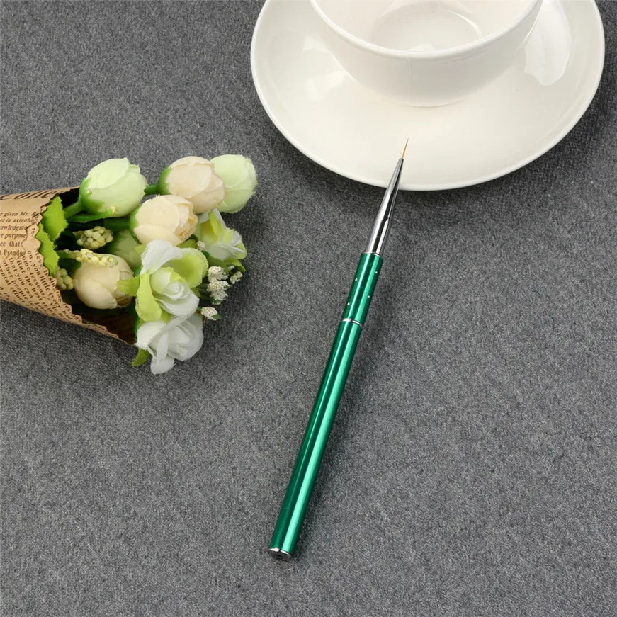 

2017 1PC Nail Art Design Set Dotting Painting Drawing Brush Pen Tools nail art