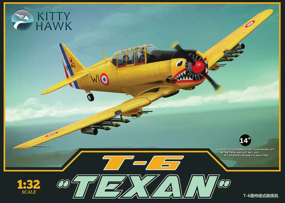 KITTY HAWK KH32002 1/32 Scale T 6 "Texan"in Model Building Kits from
