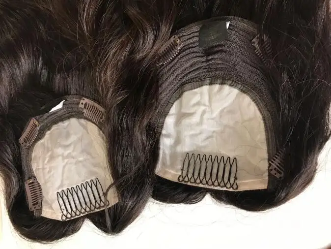 

Custom made kosher topper 20inch natural color #6 size 5x5