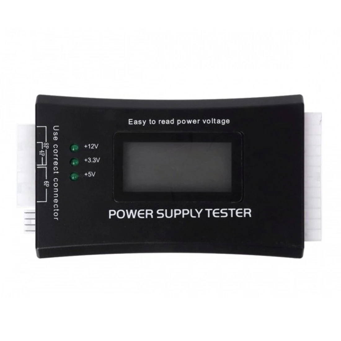 

Digital PC Computer 20/24 Pin LCD Display Power Supply Tester Checker Power Measuring Diagnostic Tester Tool