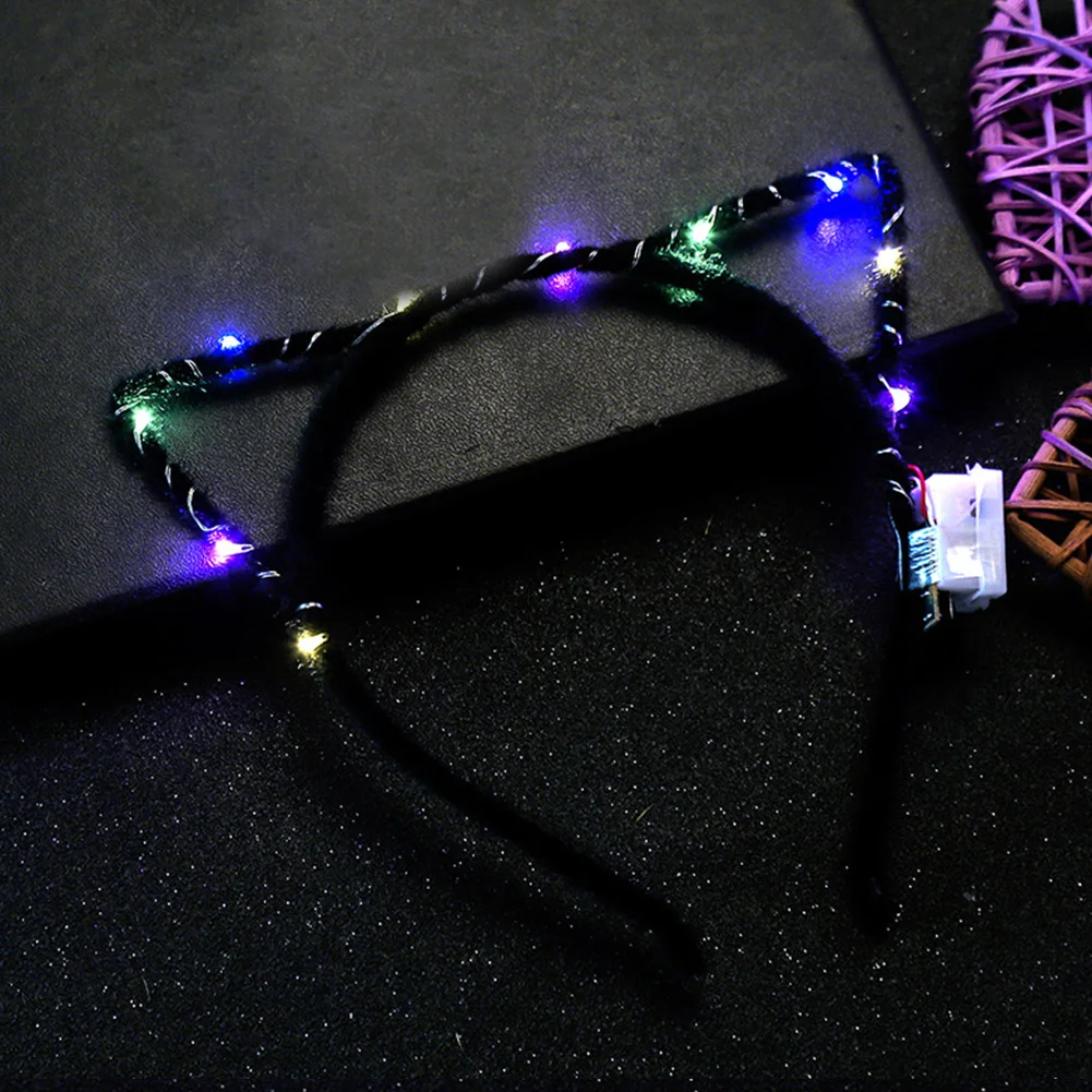 

Cat Ears LED Lights Cute Gift Fashion Accessories Headband Headwear Sweet