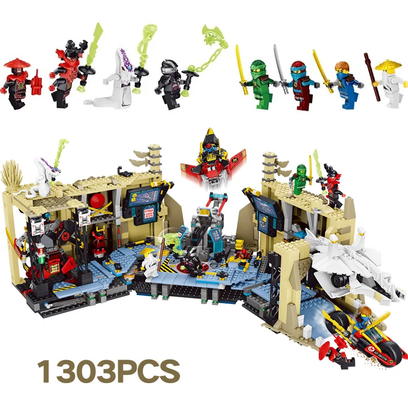 

Designer Building Blocks Model LegoINGlys Ninjago Samurai X Cave Chaos Tunnel War Compatible Eductional Technic Toy for Kid