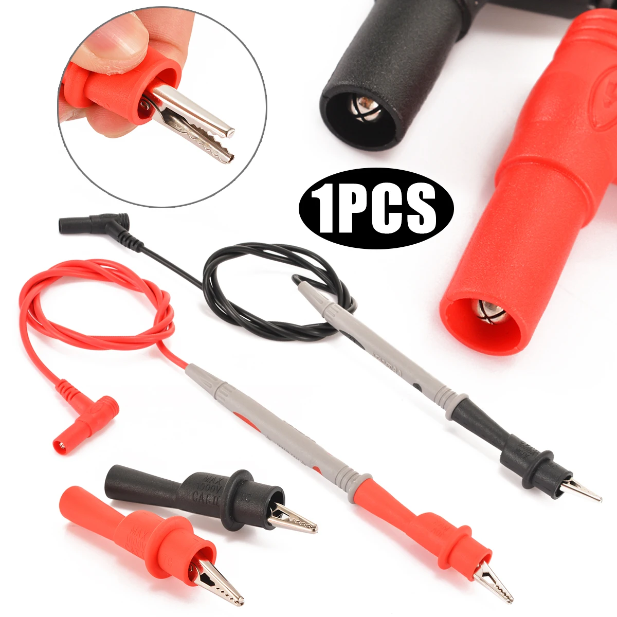 

1000V 20A Universal Probe Test Lead With Alligator Clips PVC Wire Cable For Multi Meter Tester Digital Multimeters