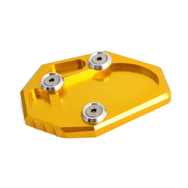Parking Kickstand Pad Enlarge Extension Pedal Sidestand Plate Holder For Yamaha MT-07 14-16 XJ6 /ABS FZ6R 09-15 FZ6-S2 ABS 04-09