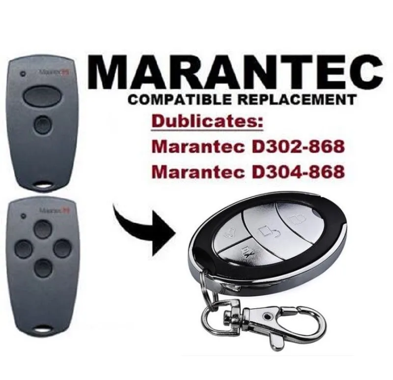 Marantec D302-868 D304-868 совместимый пульт дистанционного управления Дубликатор гаражные ворота пульт дистанционного управления