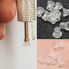 10 шт. силиконовые микроблейдинг тату наконечники колпачок резиновый вкладыш ручка нити F1108