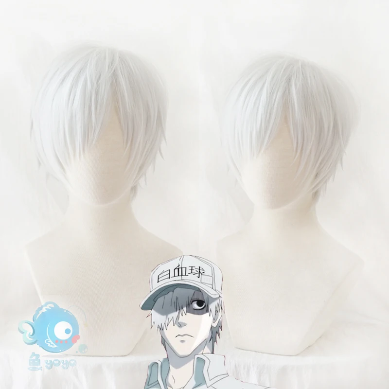 Hataraku Saibou U 1146 с белыми кровяными клетками нейтрофил короткий парик косплей костюм