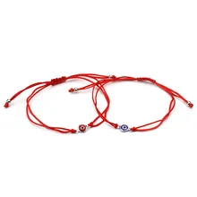 

Best Selling Thin Red Thread Evil Eye Charms Bracelet String Rope Braided Bangles Bracelets For Women Men Adjustable Length