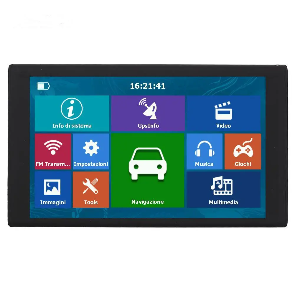 

LumiParty 256MB+8G HD 9 inch Capacitive Touch Screen Portable GPS Navigator Map Of Europe Australia Car Navigators