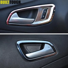 Poignée intérieure chromée pour Ford Escape Kuga 2013 2014 2015 2016 2017 2018, garniture de porte, cadre, moulage, garniture
