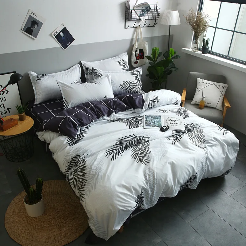 

American style bedding set AB side bed set super king size bed linens pink duvet cover set heart home bedding women bedclothes