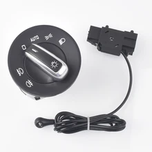 Para skoda octavia ii combi 1z5 1z3 chrome interruptor do farol automático substituir módulo 1zd941431 adicionar automático 1z094143k