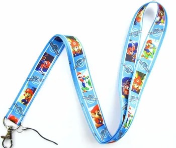 

Lot 10Pcs Super Mari o Bros Cartoon Mobile Cell Phone Lanyard Neck Straps Party Gifts A95