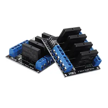 

4 Channel 24V DC Relay Module Solid State High Low Level SSR AVR DSP for Arduino