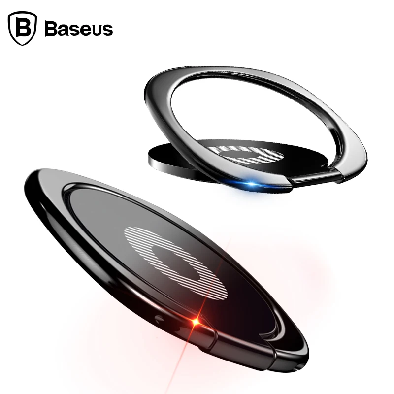 Baseus Universal Mobile Phone Holder 360 Degree Rotation Finger Ring Magnetic Car Bracket Stand Accessories | Мобильные телефоны и