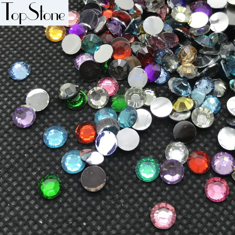 Buy TopStone Rich Colors Resin Flatback Epoxy Stone
