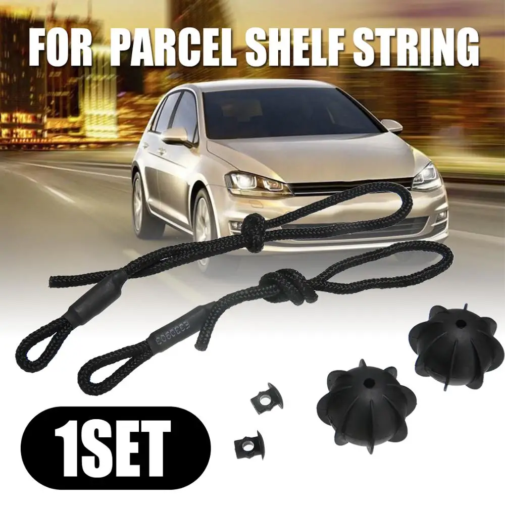

High Quality 1 Set Interior Rear Parcel Shelf String Tonneau Cover Holding Strap Cord For VW Golf Mk5 Mk6 GTI Rabbit 1K6863447A