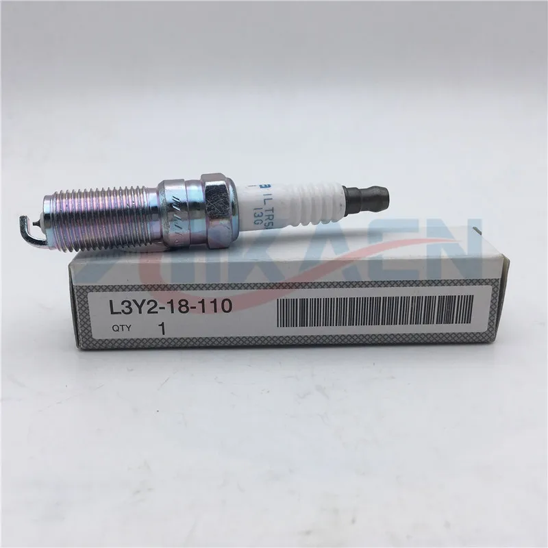 10 шт./лот Япония Иридиевые свечи зажигания L3Y2-18-110 ILTR5A-13G для MAZDA M6 M5 M3 CX-7 Ford Lincoln дань