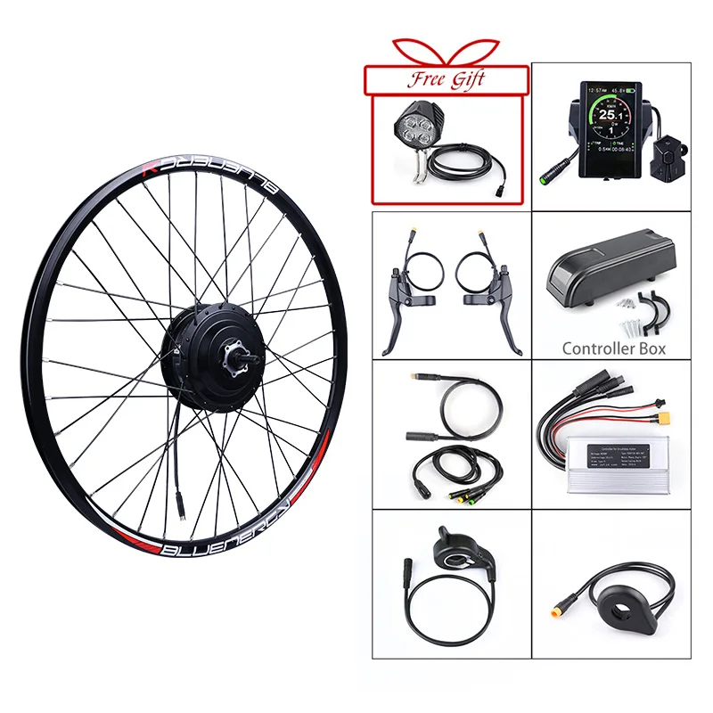 

Bafang 36V 250W Ebike Motor Wheel Electric Bike Conversion Kit 20/26/27.5/700C inch 250W Bicycle Brushless Gear Rear Hub Motor