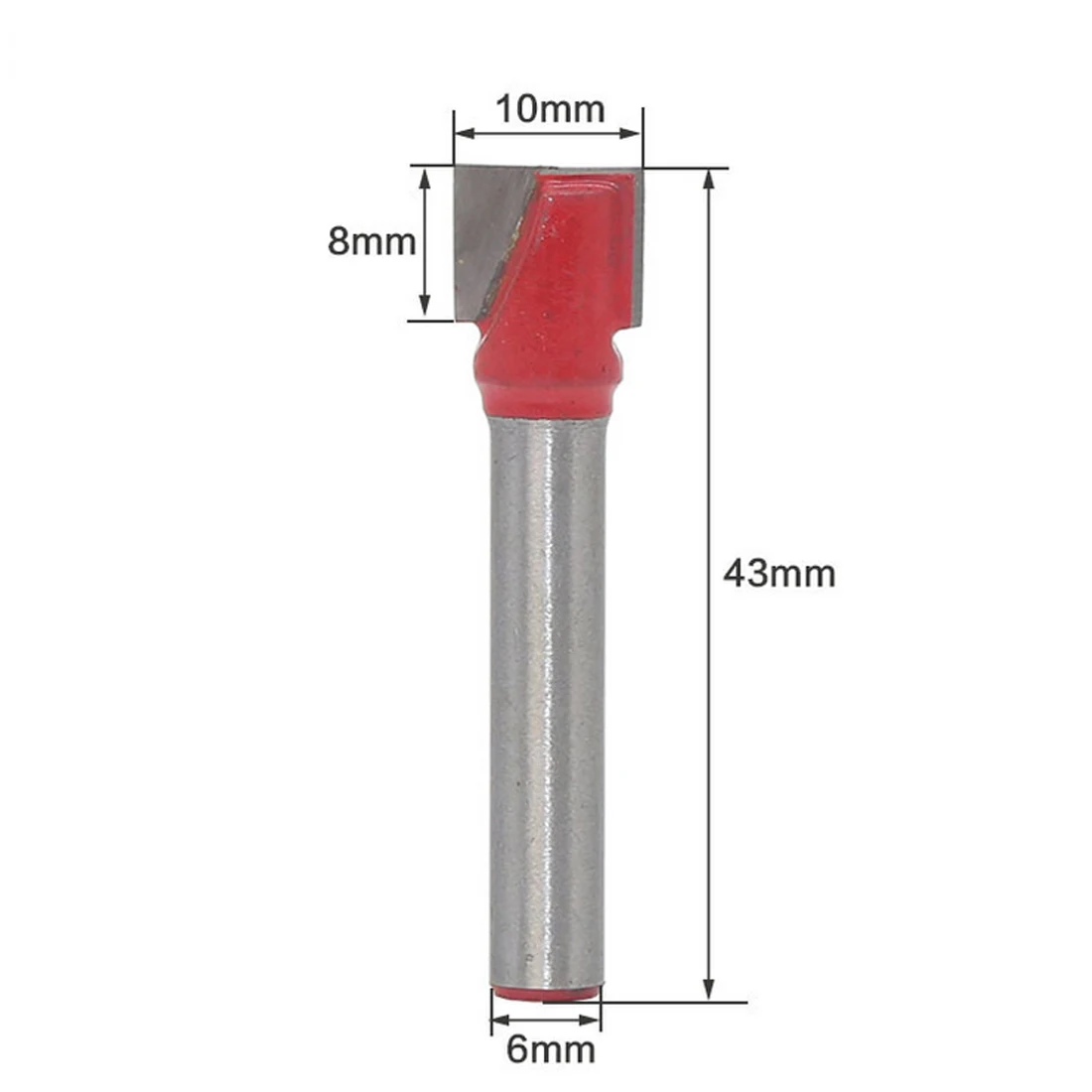 1 шт. 6 мм Нижняя очистка Гравировка Биты 6 мм хвостовик древесины фрезы ЧПУ Фрезерный резак Деревообработка Обрезка - Длина режущей кромки: 6mm 10mm