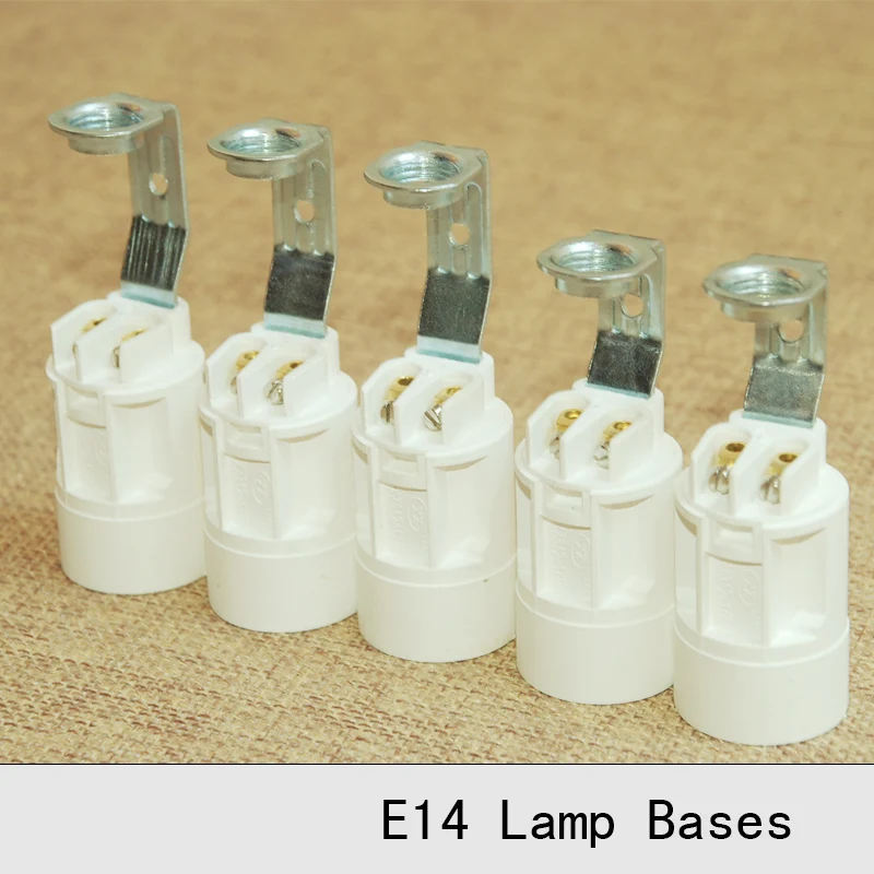 E14 бакелитовый подсвечник ретро винтовой патрон для лампы, винтажный подвесной светильник, подсвечник, люстра, специальные Цоколи для лампы, 12 шт