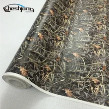 Sombra Hierba Hojas Camo Camuflaje Cazador de Patos Pvc Adhesivo de Vinilo Del Abrigo Del Coche de Cine Para Camión Moto Calcomanías Capó