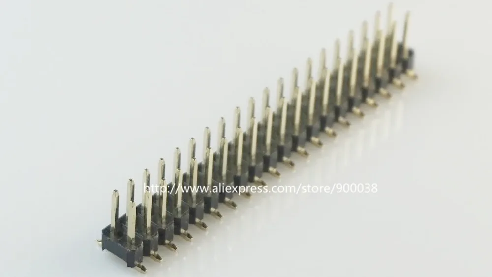100 шт. 2x20 P 40 pin 2 54 мм SMT штыревой разъем типа папа двухрядные поверхностные