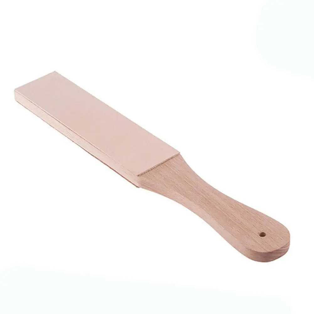 

DIY Handmade Leather Cutter Sharpening Plate Leather Tools Beech Double-sided Sharpener 40mm High Quality Quick Delivery
