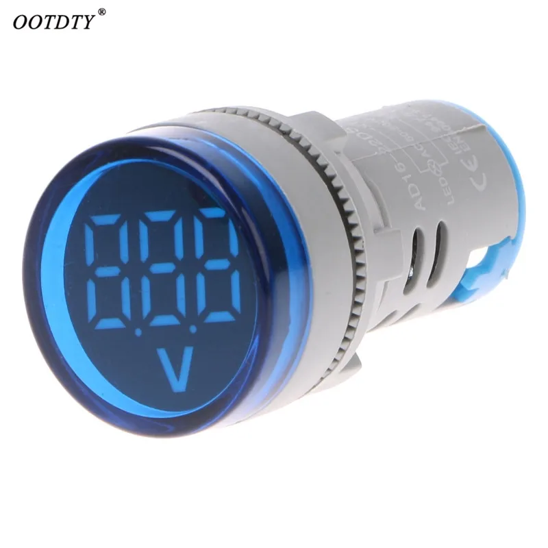 OOTDTY 22 мм TOMZN AC 60 500 В светодиодный вольтметр измеритель напряжения пилотный