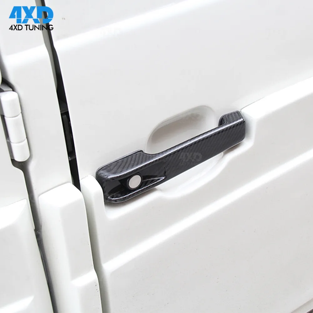W463 G63 боковая углеродная дверная ручка Накладка для Mercedes G500 G55 G65 G класс крышка 2010