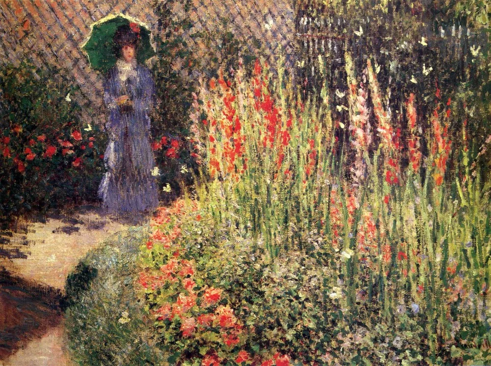 

100% handmade landscape oil painting reproduction on linen canvas,ioli by claude monet,Free DHL Shipping