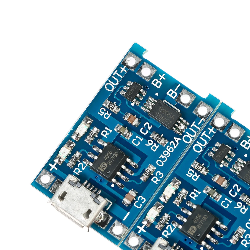 5 шт. в 1 а Micro USB 18650 литиевая батарея Зарядка и защита печатная плата зарядное