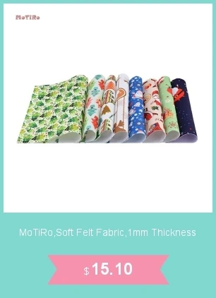 MoTiRo, нетканый Войлок Ткань плотная, цветочный узор Войлок Ткань для детей, напечатанный полиэстер валяния сделай сам, поделки ручной работы, 40*45 см