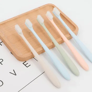 

4 PCS Soft Bristle Small Head Toothbrush Multi-Color Tooth Brush Portable Travel Eco-friendly Brush Tooth Care K-8787