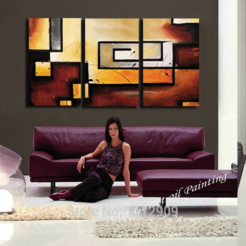 

Free shipping High quality hand-painted modern abstract oil painting on canvas decorative painting for home decor AGTABT121