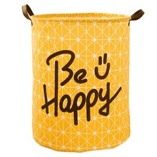 

Large Multi-Purpose Waterproof Storage Basket Cotton & Linen Folding Laundry Storage Bucket Standing Toys Clothing