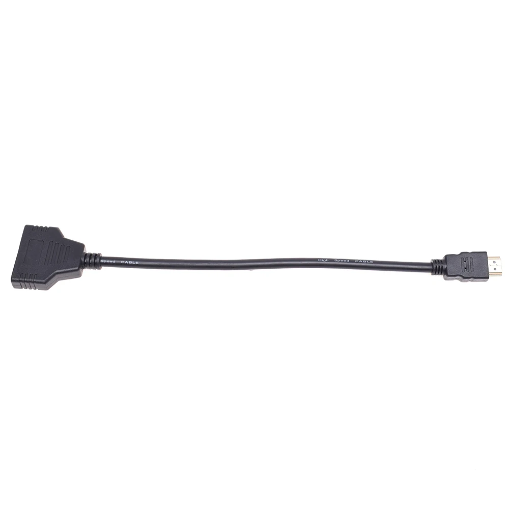 Кабель-разветвитель HDMI 1 штекер на двойной HDMI 2 Женский Y сплиттер адаптер в HDMI HD светодиодный ЖК-телевизор 30 см 1 в 2 сплиттер адаптер конвертер