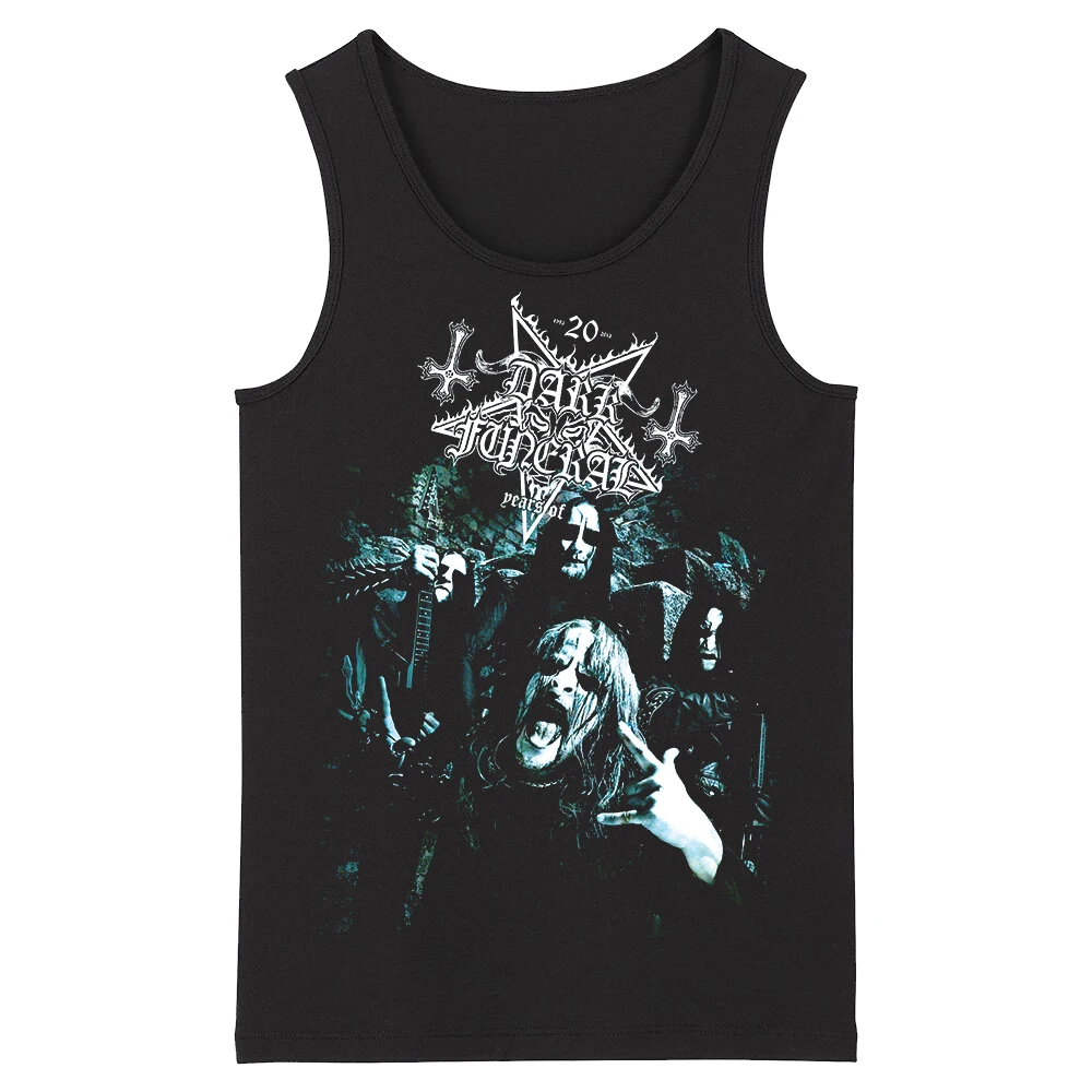 Кровавый Темный похорон Grindcore HardMetal Deathcore Мужская мода o-образным вырезом Майки Азиатский размер