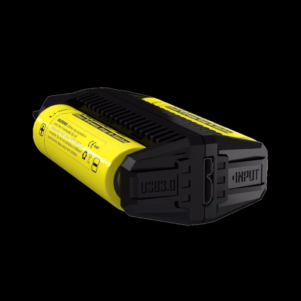 NITECORE F2 гибкий внешний аккумулятор 2A умный литий-ионный IMR аккумулятор 2 слота USB зарядное устройство легкий портативный источник питания адаптер