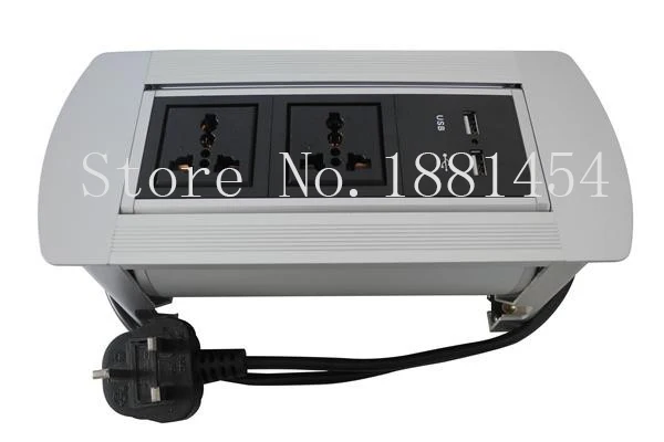 Cheaper And High Quality manual desk socket with universal power and USB charger for High Class Conference Table 10 pcs/set Cheaper And High Quality manual desk socket with universal power and USB charger for High Class Conference Table 10 pcs/set