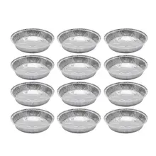 12/50 шт 1400 мл одноразовый лоток для барбекю формы для выпечки для домашних тортов пироги жестяная фольга чаши 9 дюймов алюминиевая фольга(без крышки