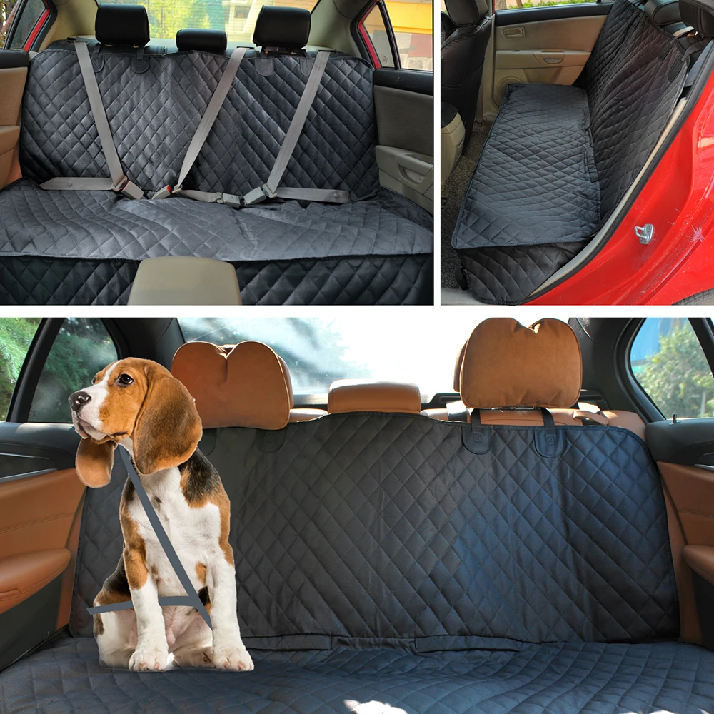 Baratos Perro cubierta de asiento de coche 100% impermeable para mascotas perro portador cubierta de asiento antideslizante 600D pesado Banco Coche asiento para perro