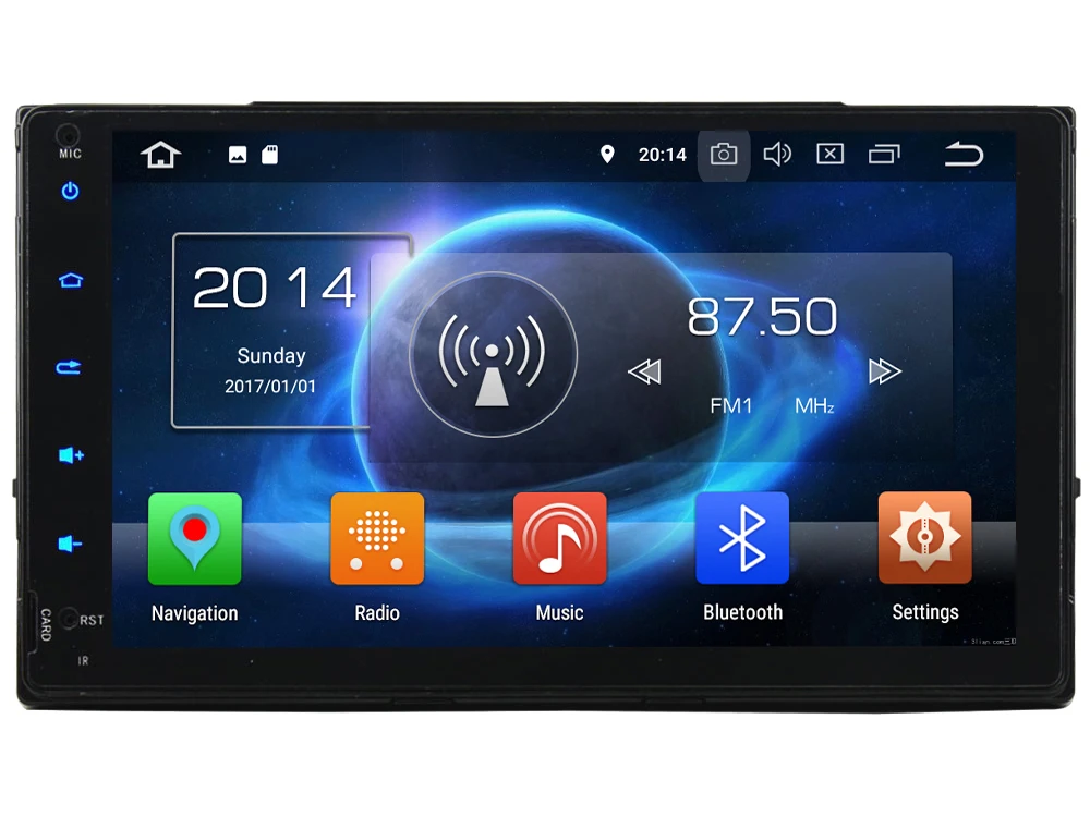 Best KLYDE 9" IPS 4G Android 8 Octa Core 4GB RAM 32GB ROM Car DVD Player Stereo For Toyota Corolla Auris Fortuner Vios 2016 2017 2018 1