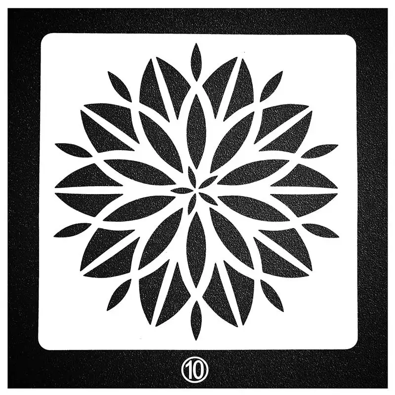 

Mandala Magical Flower Stencils For Painting Scrapbooking Stamp Cake Decorating Tool Embossing Paper Card Album DIY Decoration