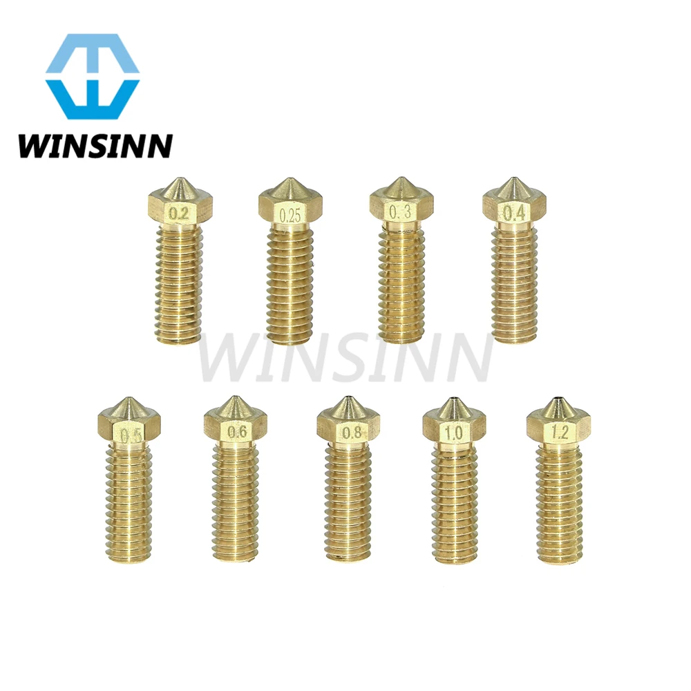 عالية السرعة بركان فوهة النحاس 0.2-1.2 مللي متر Hotend الطارد ل 1.75 مللي متر خيوط 3D طابعة رأس الطباعة