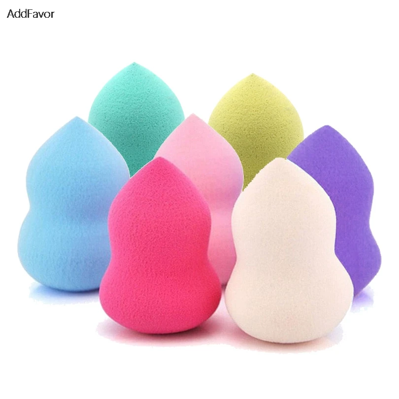 

AddFavor 1Pc 6 Color Cosmetic Puff Foundation Makeup Sponge Cosmetic maquiagem Puff Facial Beauty Make Up Tool Essentials Sponge