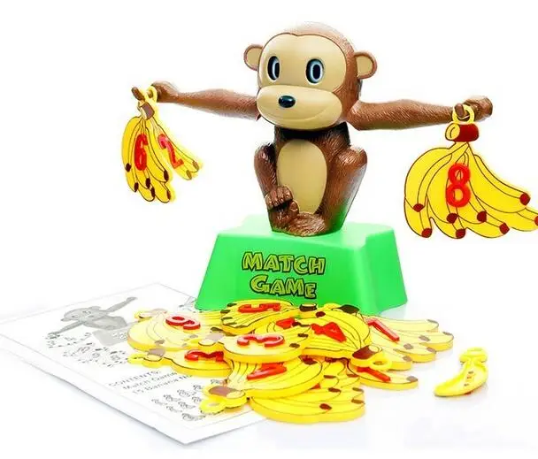 Monkey Math Balance Scale Match Game Children Baby Learning Educational Toys Interesting Arithmetic teaching aids