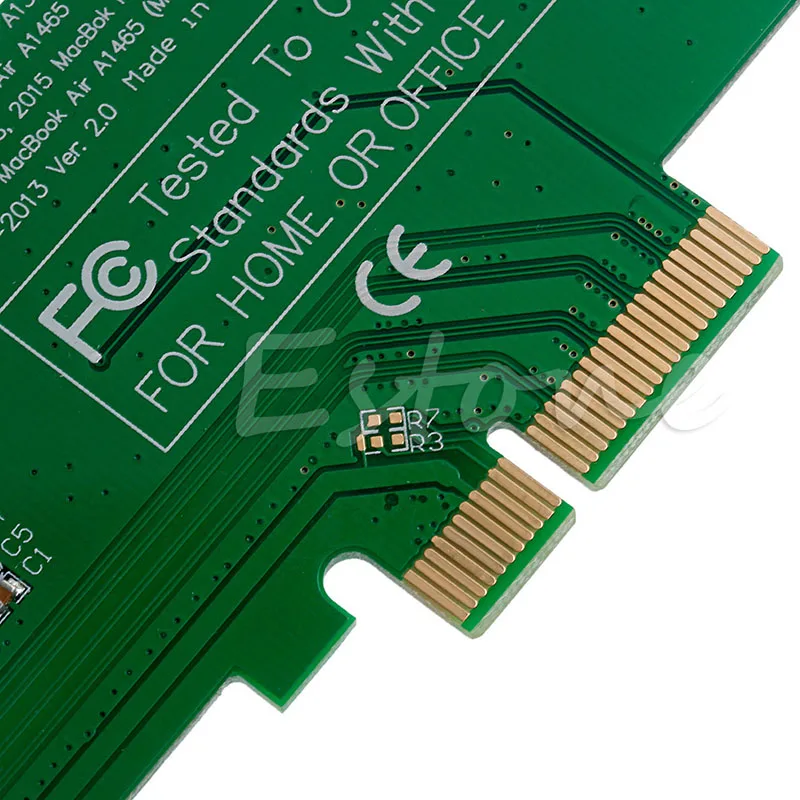 Высокое качество для Apple 2013 Pro& Air SSD к PCI Express x4 конвертерная плата адаптера