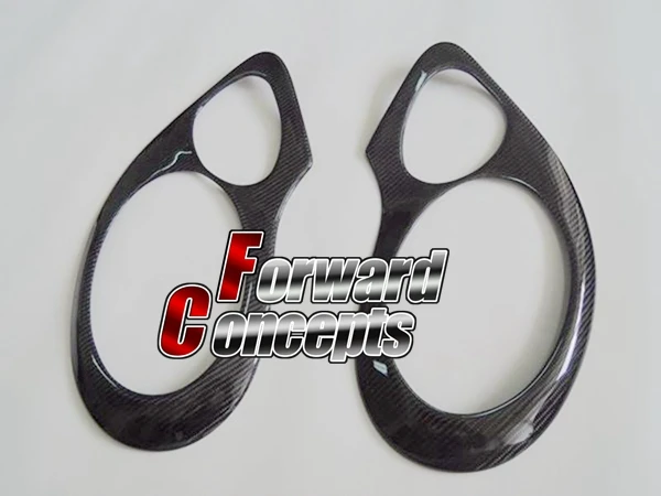 

CARBON FIBER 986 911 BOXSTER HEADLIGHTS COVERS EYELIDS TRIMS